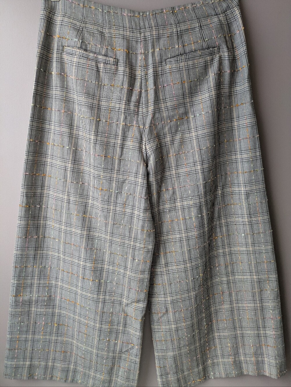 Anthropologie Roma Plaid Chenille Trousers - Picture 5 of 7